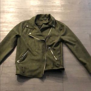 Suede Olive light jacket